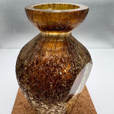 Amber Glass Perfume Bottle