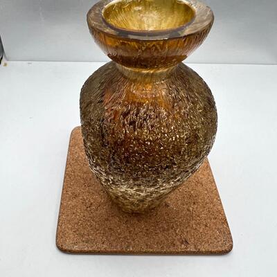 Amber Glass Perfume Bottle