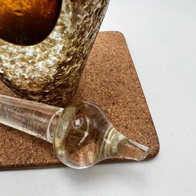 Amber Glass Perfume Bottle