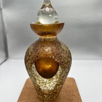 Amber Glass Perfume Bottle