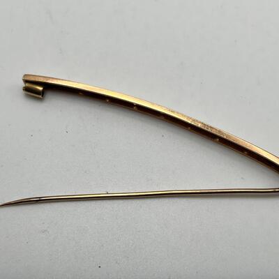 Antique 14K Cravet Pin