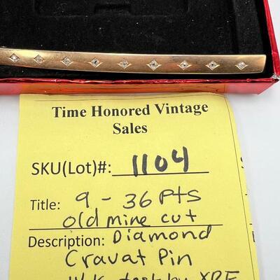 Antique 14K Cravet Pin