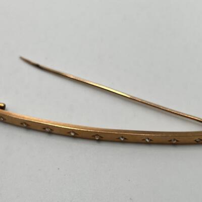 Antique 14K Cravet Pin