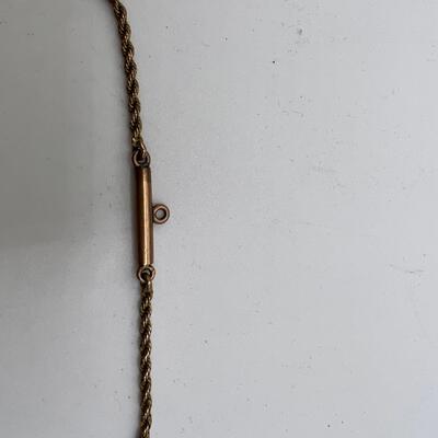 Antique Chatelaine 10K Rope Chain