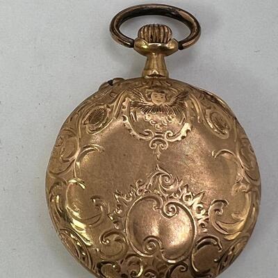 Antique Ladies Pocket watch 18K Gold