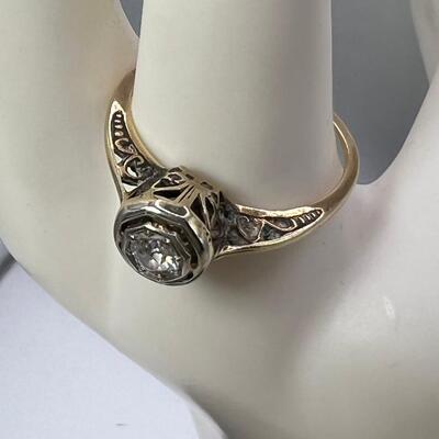 Antique 1800s Diamond Ring