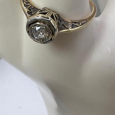 Antique 1800s Diamond Ring