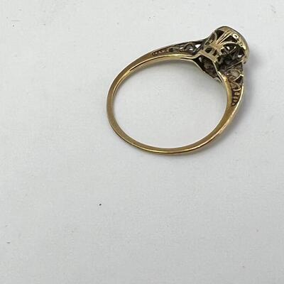 Antique 1800s Diamond Ring