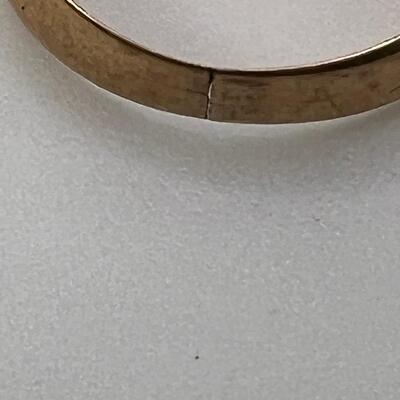 Inscribed Wedding  Ring 14 K Gold Band