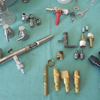 VERY LARGE VARIETY AND QUANITY OF AIR BRUSHES AND ACCESSORIES