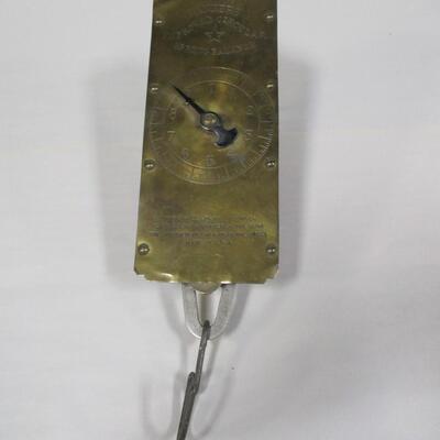 Antique Brass Landers Improved Spring Balance Scale