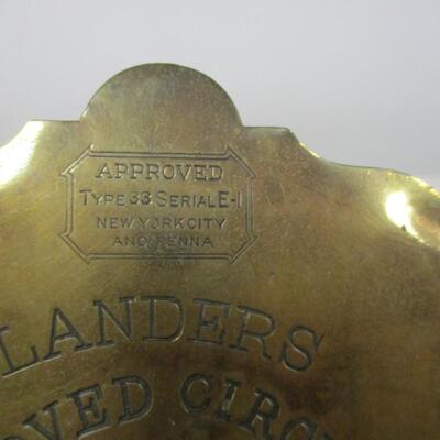 Antique Brass Landers Improved Spring Balance Scale