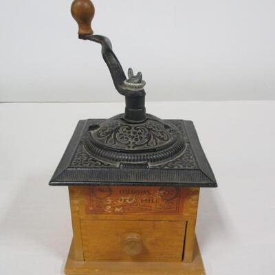 Vintage Colonial No. 1707 Coffee Mill with Drawer
