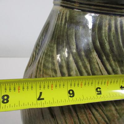 Pottery Pitcher Stamped