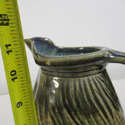 Pottery Pitcher Stamped