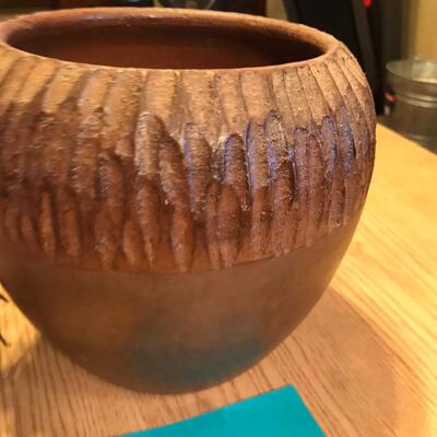 Native American style Flower Pot