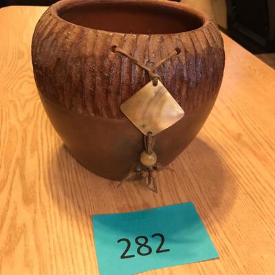 Native American style Flower Pot