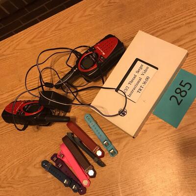 Lot of Watch Bands & Walkie Talkies