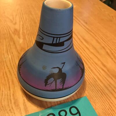 Native American Painted Ceramic Vase