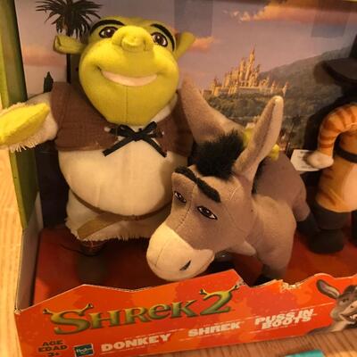 Shrek 2 Plush Collection NIB