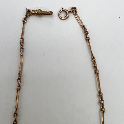1800s Antique watch fob chain 10 K Gold