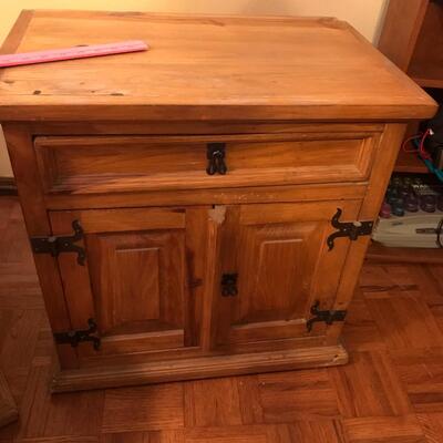 Two Pine End Tables, Night Stands