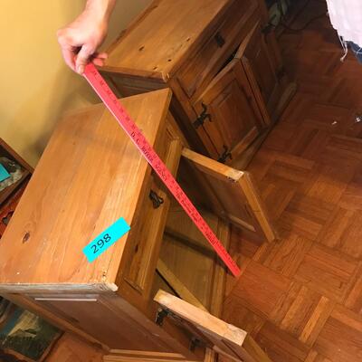 Two Pine End Tables, Night Stands