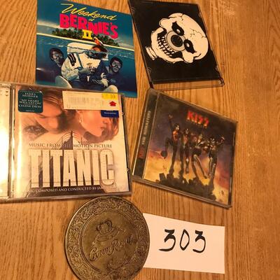 CDs & Crown Royal Coaster