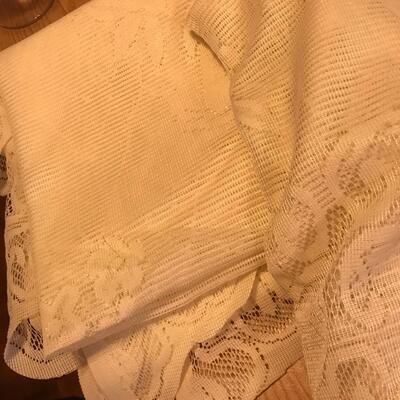 Lot of 5 Lace Table Clothes
