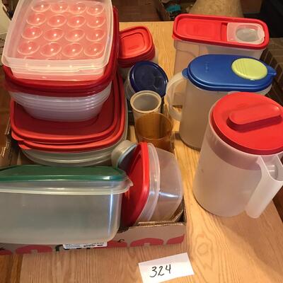 Large Lot of Rubbermade Storage Containers