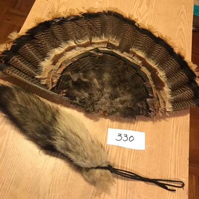 Wild Turkey Tail & Fur tail