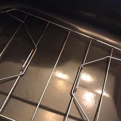 GE Black Roasting Pan