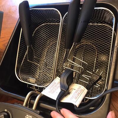 Double Basket Deep Fryer