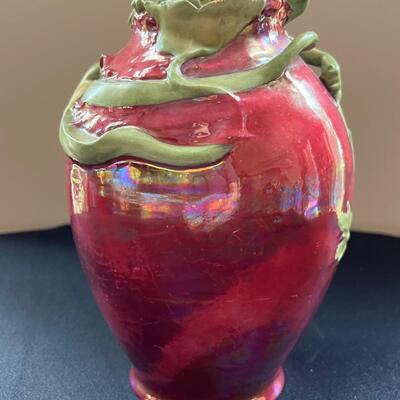 Miklos Zsolnay Inspired Art Nouveau Porcelain art pottery piece