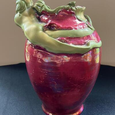 Miklos Zsolnay Inspired Art Nouveau Porcelain art pottery piece