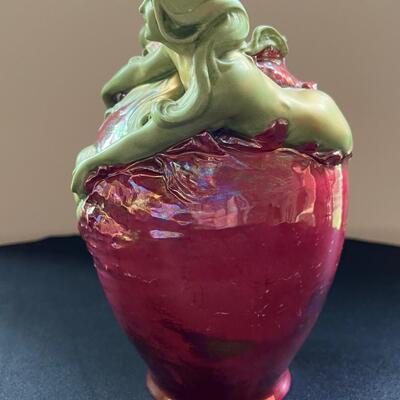 Miklos Zsolnay Inspired Art Nouveau Porcelain art pottery piece