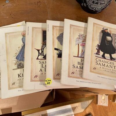 Set of 7 American Girl Samantha and Kirsten Books