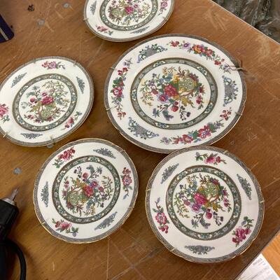 Vintage Paragon Tree of Kashmir 5 Plate Set