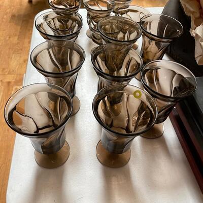 Vintage Fostoria Jamestown Brown - 15 Pieces