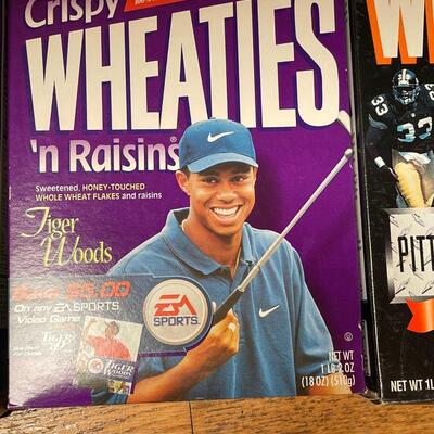 3 Vintage Wheaties Boxes