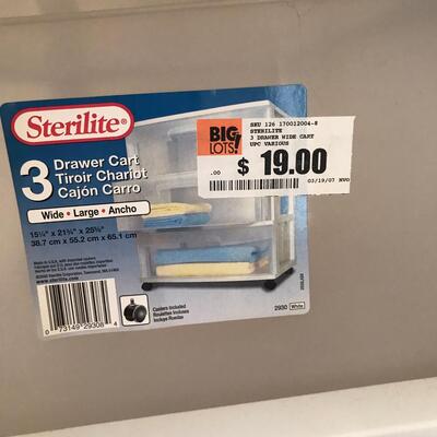 Rubbermade 3 drawer Stand