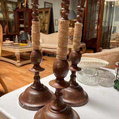3 Piece Candlestick Set