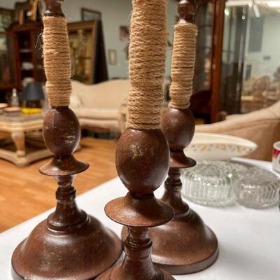 3 Piece Candlestick Set