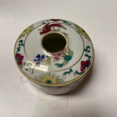 Antique Hair Collection Container