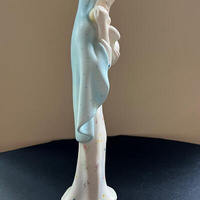 Tall Beautiful Lenci Madonna and Child 15.5" t Italian Hand Painted