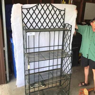 Metal Fold Up Baker's Rack