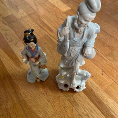 Two Japanese Figurines