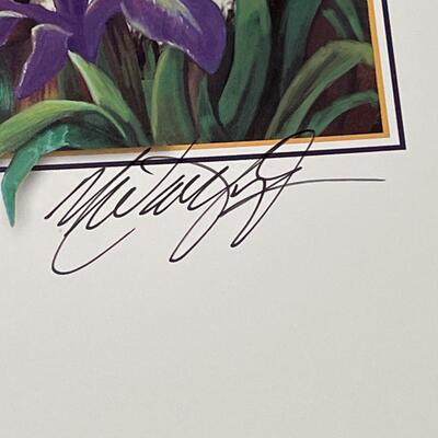 Michael Hunted Signed Original LSU Print