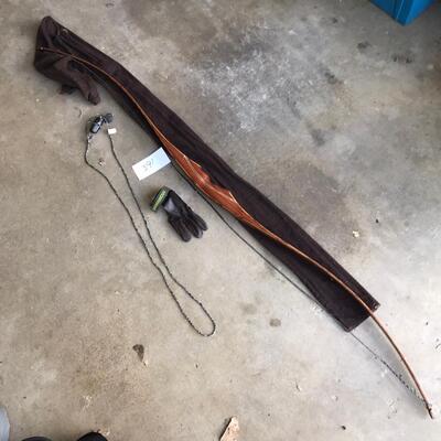 Wood Bow Left Handed