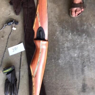 Wood Bow Left Handed